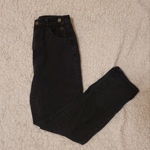 25-26 BLACK BOYFRIEND JEANS